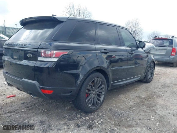 2017 Land Rover Range Rover Sport HSE Dynamic with VIN SALWV2FV1HA678152, listed as a IAAI auction lot 41886787 with 130,386 mi miles. Bid and sale history available at carsss.com. Image 4.