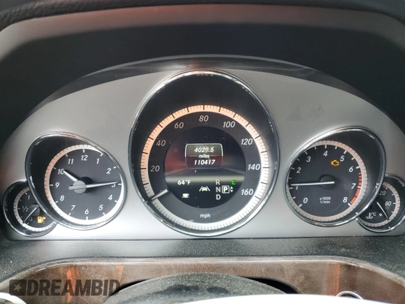 2013 Mercedes-Benz E 350 Luxury with VIN WDDHF5KB0DA754471, listed as a Copart auction lot 56105385 with 110,417 mi miles and Salvage title. Bid and sale history available at DreamBid. Image 9.
