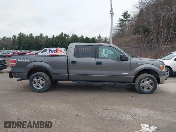 2012 Ford F-150 XL with VIN 1FTFW1ET7CFC28435, listed as a IAAI auction lot 41972527 with 114,319 mi miles. Bid and sale history available at carsss.com. Image 13.