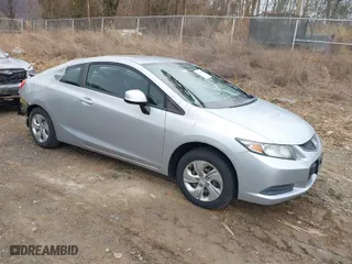 2013 Honda Civic Cpe LX with VIN 2HGFG3A59DH518192, listed as a IAAI auction lot 41652389 with 138,257 mi miles. Bid and sale history available at carsss.com. Image 1.