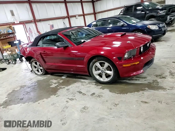 2008 Ford Mustang GT Deluxe with VIN 1ZVHT85HX85185712, listed as a Copart auction lot 52283715 with 136,630 mi miles and Salvage Title. Bid and sale history available at DreamBid. Image 10.