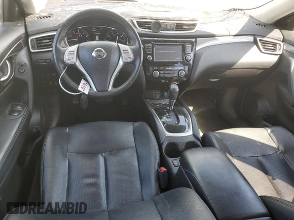 2015 Nissan Rogue SL with VIN 5N1AT2MV1FC896891, listed as a Copart auction lot 52155925 with 130,654 mi miles and Salvage Title. Bid and sale history available at carsss.com. Image 8.