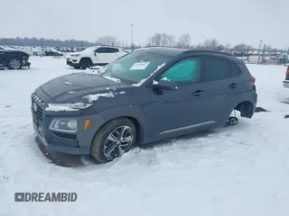 2018 Hyundai Kona Ultimate with VIN KM8K53A5XJU067989, listed as a IAAI auction lot 41564887 with 49,025 mi miles. Bid and sale history available at carsss.com. Image 18.