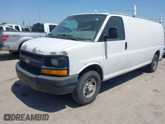 2011 Chevrolet Express Cargo Van with VIN 1GCZGUCGXB1114930, listed as a IAAI auction lot 42015104 with 364,789 mi miles. Bid and sale history available at carsss.com. Image 18.