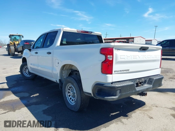 2022 Chevrolet Silverado 1500 Work Truck with VIN 3GCPAAEK6NG553122, listed as a IAAI auction lot 41804956 with 88,933 mi miles and . Bid and sale history available at DreamBid. Image 3.