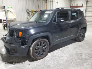 2017 Jeep Renegade Latitude z VIN ZACCJABB9HPG67072, wystawiony jako Copart lot #55957745 z przebiegiem 92 078 mil mil oraz Szkoda całkowita • Salvage title. Historia ofert i sprzedaży dostępna na DreamBid. Obrazek 1.