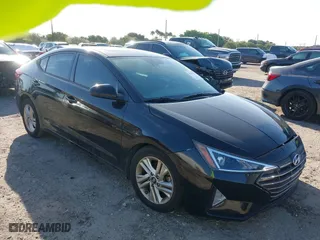 2019 Hyundai Elantra SEL with VIN 5NPD84LF1KH414055, listed as a IAAI auction lot 41705271 with 16,879 mi miles. Bid and sale history available at carsss.com. Image 1.