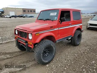 1986 Suzuki Samurai z VIN JS3JC51V4G4101985, wystawiony jako Copart lot #87197554 z przebiegiem Nie podano mil oraz Tytuł czysty. Historia ofert i sprzedaży dostępna na DreamBid. Obrazek 1.