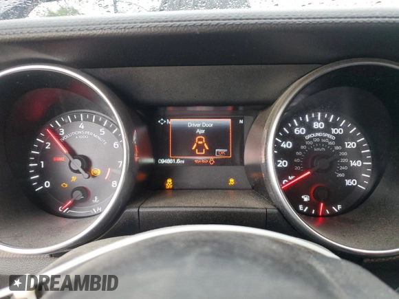 2018 Ford Mustang GT with VIN 1FA6P8CF1J5101059, listed as a Copart auction lot 60715655 with 94,861 mi miles and Salvage title. Bid and sale history available at DreamBid. Image 9.