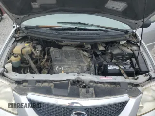 2003 Mazda MPV LX with VIN JM3LW28J730369731, listed as a Copart auction lot 58590885 with 80,179 mi miles and Salvage title. Bid and sale history available at DreamBid. Image 12.