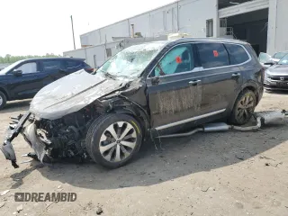2022 Kia Telluride S with VIN 5XYP64HC1NG257897, listed as a Copart auction lot 59868225 with 86,096 mi miles and Salvage title. Bid and sale history available at DreamBid. Image 1.