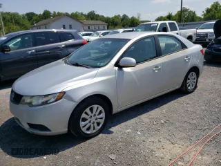 2010 Kia Forte LX with VIN KNAFT4A22A5186652, listed as a Copart auction lot 66001914 with 134,511 mi miles and Salvage Title. Bid and sale history available at carsss.com. Image 1.