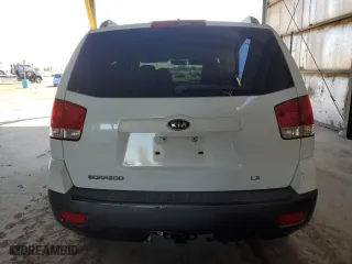 2009 Kia Borrego LX with VIN KNDJJ741495021981, listed as a Copart auction lot 49455465 with 226,554 mi miles and Salvage Title. Bid and sale history available at carsss.com. Image 6.