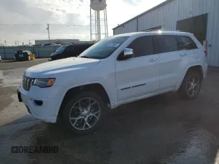 2020 Jeep Grand Cherokee Overland with VIN 1C4RJFCG2LC280152, listed as a Copart auction lot 44270685 with 82,177 mi miles and Clean Title. Bid and sale history available at carsss.com. Image 1.