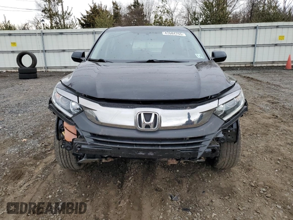 2021 Honda HR-V LX with VIN 3CZRU6H31MM743972, listed as a Copart auction lot 47684755 with 26,440 mi miles and Salvage Title. Bid and sale history available at carsss.com. Image 5.