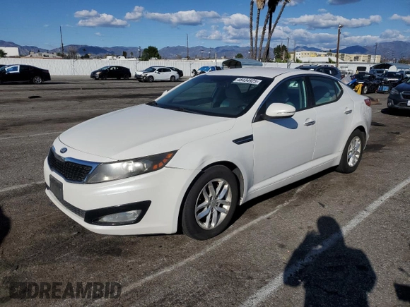 2013 Kia Optima LX with VIN KNAGM4A73D5351416, listed as a Copart auction lot 48434925 with 120,470 mi miles and Clean Title. Bid and sale history available at carsss.com. Image 1.