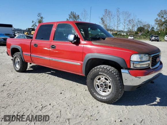 2001 GMC Sierra 1500HD SLE z VIN 1GTGC13U81F154156, wystawiony jako Copart lot #75496844 z przebiegiem 209 902 mil mil oraz Szkody całkowita. Historia ofert i sprzedaży dostępna na DreamBid. Obrazek 4.