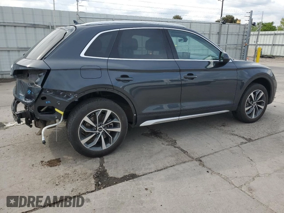 2021 Audi Q5 Premium Plus z VIN WA1BAAFY9M2068049, wystawiony jako Copart lot #56390505 z przebiegiem 53 960 mil mil oraz Szkoda całkowita • Salvage title. Historia ofert i sprzedaży dostępna na DreamBid. Obrazek 3.