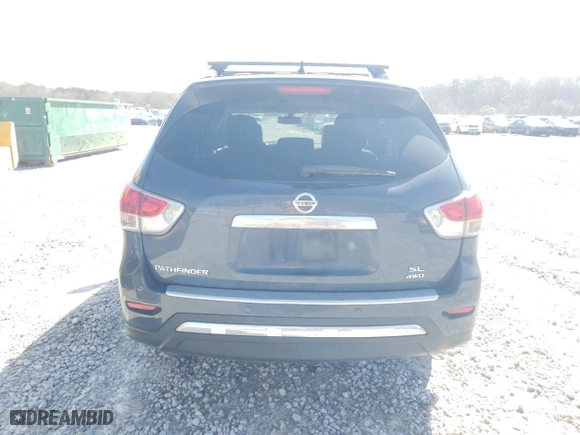 2014 Nissan Pathfinder Platinum with VIN 5N1AR2MMXEC611478, listed as a Copart auction lot 49175835 with 143,942 mi miles and Salvage Title. Bid and sale history available at carsss.com. Image 6.