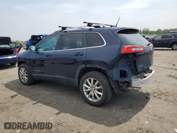 2014 Jeep Cherokee Limited z VIN 1C4PJMDS4EW250702, wystawiony jako Copart lot #60130605 z przebiegiem 92 124 mil mil oraz Szkoda całkowita • Salvage title. Historia ofert i sprzedaży dostępna na DreamBid. Obrazek 2.