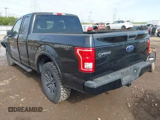 2015 Ford F-150 XLT with VIN 1FTEX1EP1FFC73368, listed as a IAAI auction lot 42036914 with 114,916 mi miles. Bid and sale history available at carsss.com. Image 3.