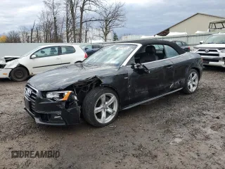 2016 Audi A5 Premium Plus with VIN WAUM2AFH1GN003806, listed as a Copart auction lot 80078534 with 93,690 mi miles and Salvage Title. Bid and sale history available at carsss.com. Image 1.