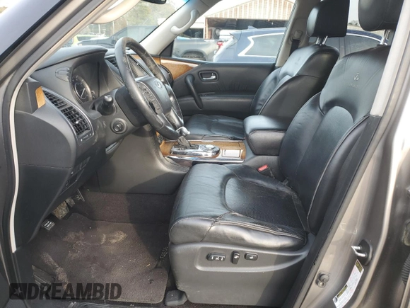 2013 Infiniti QX56 with VIN JN8AZ2NF1D9550722, listed as a Copart auction lot 42160175 with 243,578 mi miles and Salvage title. Bid and sale history available at DreamBid. Image 7.