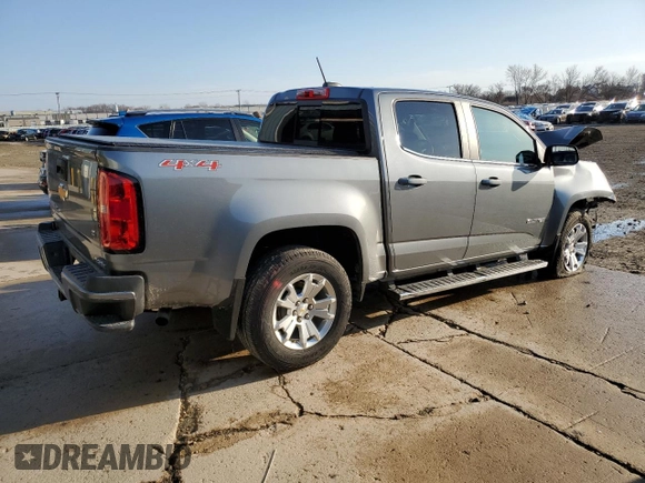 2020 Chevrolet Colorado 4WD LT with VIN 1GCGTCEN3L1248382, listed as a Copart auction lot 48547965 with 26,095 mi miles and Salvage Title. Bid and sale history available at carsss.com. Image 3.