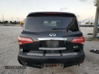 2011 Infiniti QX56 8-passenger with VIN JN8AZ2NC1B9300836, listed as a Copart auction lot 80492064 with 150,205 mi miles and Clean Title. Bid and sale history available at carsss.com. Image 6.