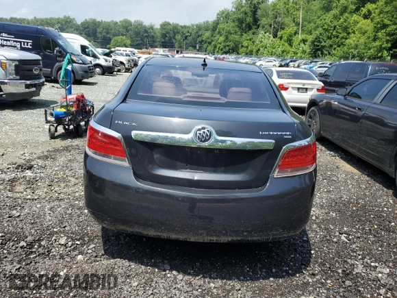 2010 Buick LaCrosse CXL with VIN 1G4GC5EG1AF244517, listed as a Copart auction lot 60802815 with Not provided miles and Salvage title. Bid and sale history available at DreamBid. Image 6.