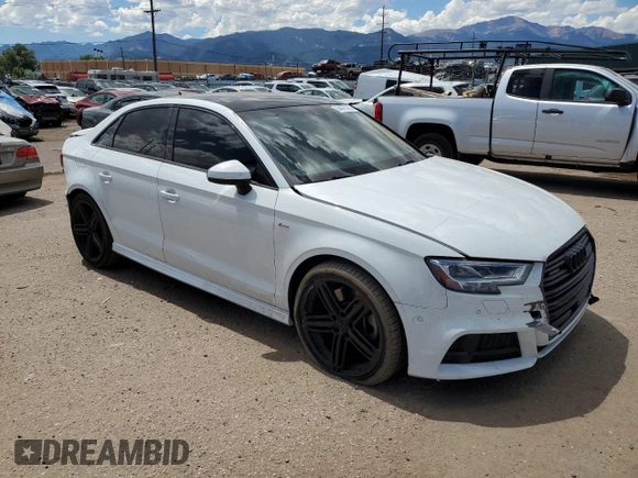 2020 Audi A3 Sedan S line Premium Plus with VIN WAUJEGFF5LA070759, listed as a Copart auction lot 64475703 with 19,712 mi miles. Bid and sale history available at carsss.com. Image 4.