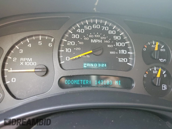 2004 Chevrolet Avalanche Z71 with VIN 3GNEK12T14G267265, listed as a Copart auction lot 54694225 with 143,103 mi miles and Salvage Title. Bid and sale history available at DreamBid. Image 9.