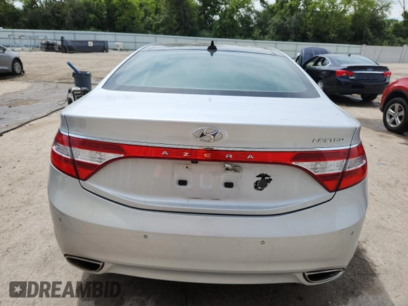 2014 Hyundai Azera Limited with VIN KMHFH4JG1EA423897, listed as a Copart auction lot 64299715 with 129,381 mi miles and Non repairable. Bid and sale history available at DreamBid. Image 6.