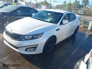 2015 Kia Optima LX with VIN 5XXGM4A72FG376907, listed as a IAAI auction lot 41823625 with 156,281 mi miles. Bid and sale history available at carsss.com. Image 2.