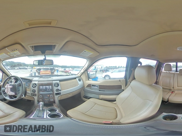 2013 Ford F-150 XL with VIN 1FTFW1ET1DFC76868, listed as a Copart auction lot 60049605 with 132,331 mi miles and Salvage title. Bid and sale history available at DreamBid. Image 14.