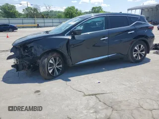 2019 Nissan Murano S with VIN 5N1AZ2MJ6KN119102, listed as a Copart auction lot 54857515 with 108,267 mi miles and Salvage Title. Bid and sale history available at carsss.com. Image 1.