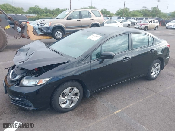 2015 Honda Civic Sedan LX with VIN 19XFB2F52FE203474, listed as a IAAI auction lot 40223657 with 107,023 mi miles. Bid and sale history available at carsss.com. Image 17.
