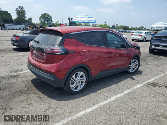 2023 Chevrolet Bolt EV 1LT z VIN 1G1FW6S04P4118119, wystawiony jako Copart lot #59848555 z przebiegiem 23 757 mil mil oraz Szkoda całkowita • Salvage title. Historia ofert i sprzedaży dostępna na DreamBid. Obrazek 3.
