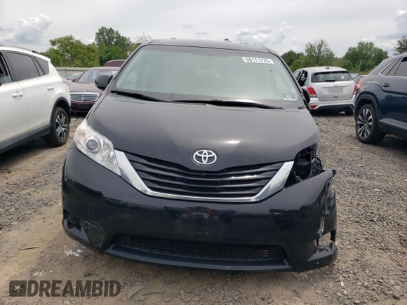 2015 Toyota Sienna LE AAS z VIN 5TDKK3DCXFS541460, wystawiony jako Copart lot #58171725 z przebiegiem 192 174 mil mil oraz Szkoda całkowita • Salvage title. Historia ofert i sprzedaży dostępna na DreamBid. Obrazek 5.