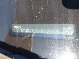 2018 Tesla Model S 75D z VIN 5YJSA1E29JF276329, wystawiony jako IAAI lot #41673653 z przebiegiem Nie podano mil oraz . Historia ofert i sprzedaży dostępna na DreamBid. Obrazek 9.