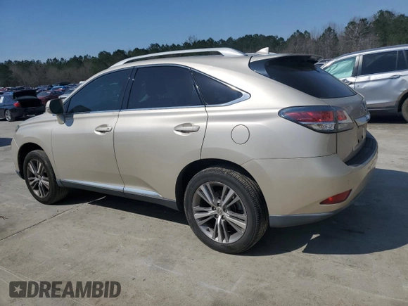 2015 Lexus RX 350 with VIN 2T2ZK1BA4FC161300, listed as a Copart auction lot 48799595 with 123,121 mi miles and Salvage Title. Bid and sale history available at carsss.com. Image 2.