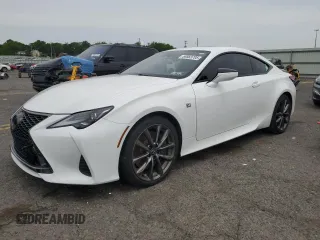 2021 Lexus RC 300 F Sport z VIN JTHGA5BC1M5011676, wystawiony jako Copart lot #58583705 z przebiegiem 50 974 mil mil oraz Szkoda całkowita • Salvage title. Historia ofert i sprzedaży dostępna na DreamBid. Obrazek 1.