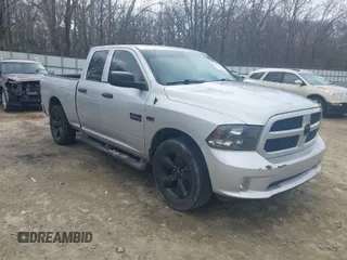 2018 Ram 1500 Tradesman with VIN 1C6RR7FT7JS204931, listed as a IAAI auction lot 41520204 with 157,398 mi miles and . Bid and sale history available at DreamBid. Image 1.