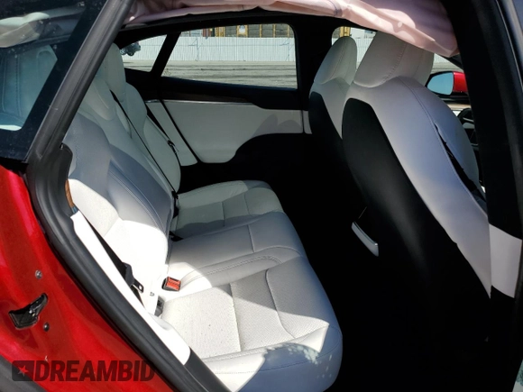 2023 Tesla Model S with VIN 5YJSA1E53PF525324, listed as a Copart auction lot 48079685 with Not provided miles and Salvage title. Bid and sale history available at DreamBid. Image 10.