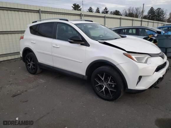 2017 Toyota RAV4 SE with VIN 2T3JFREV1HW623887, listed as a Copart auction lot 81396244 with 65,523 mi miles and Salvage Title. Bid and sale history available at carsss.com. Image 4.