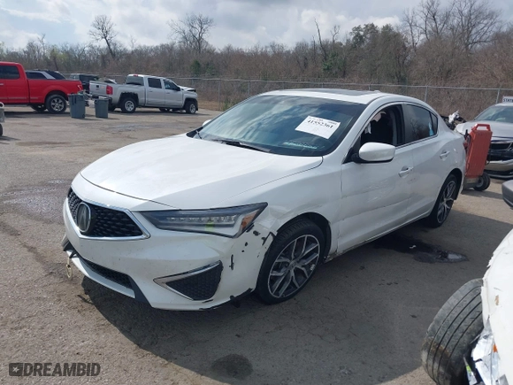 2021 Acura ILX w/Premium Package with VIN 19UDE2F71MA003719, listed as a IAAI auction lot 41552361 with 54,873 mi miles. Bid and sale history available at carsss.com. Image 17.