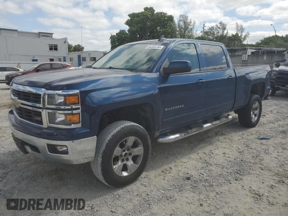 2015 Chevrolet Silverado 1500 LT with VIN 1GCUKREC7FF202973, listed as a Copart auction lot 54208755 with Not Provided miles and Salvage Title. Bid and sale history available at DreamBid. Image 1.