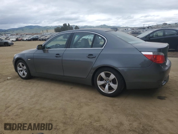 2006 BMW 5 Series 530i with VIN WBANE73556CM32238, listed as a Copart auction lot 46550915 with 210,283 mi miles and Clean Title. Bid and sale history available at carsss.com. Image 2.