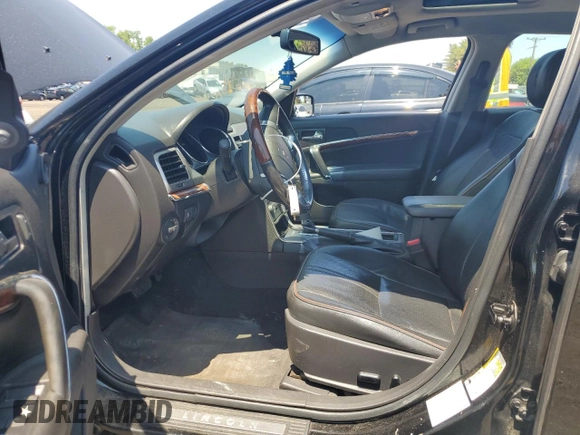 2012 Lincoln MKZ with VIN 3LNHL2GC8CR807145, listed as a Copart auction lot 58382195 with 145,167 mi miles and Salvage title. Bid and sale history available at DreamBid. Image 7.