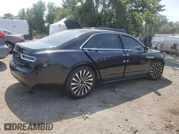 2017 Lincoln Continental Reserve z VIN 1LN6L9NC1H5605714, wystawiony jako Copart lot #64392454 z przebiegiem Nie podano mil oraz Szkoda całkowita • Salvage title. Historia ofert i sprzedaży dostępna na DreamBid. Obrazek 3.